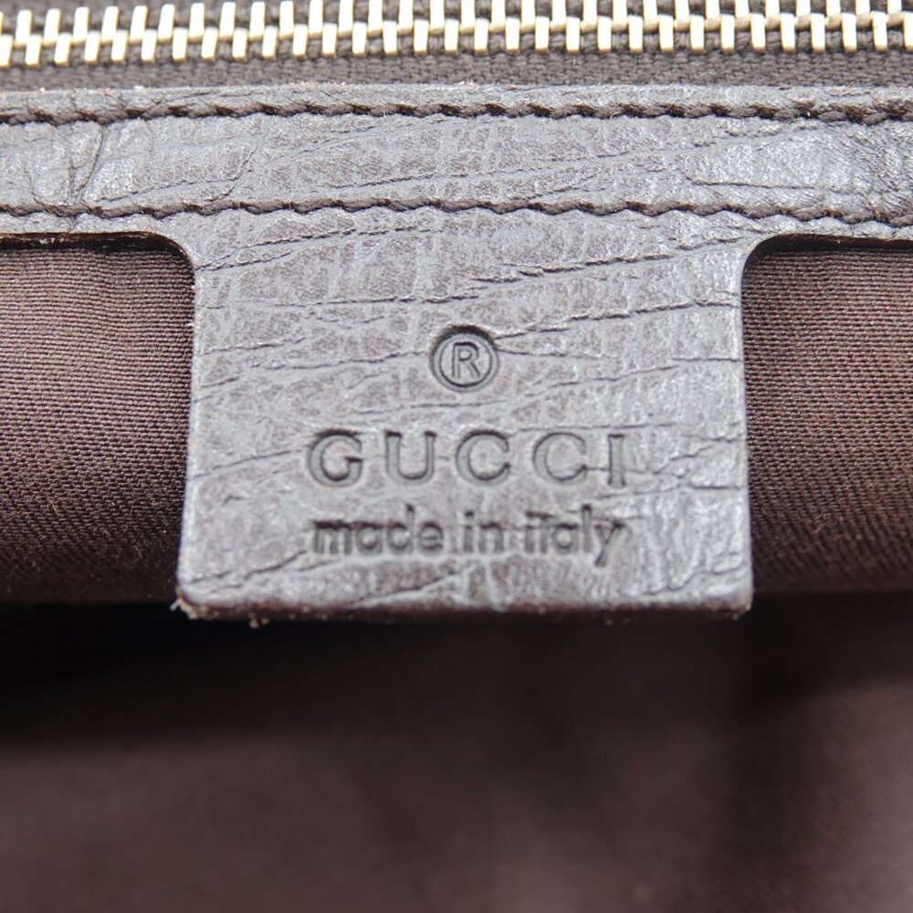 Gucci GG Canvas Jolicoeur Sherry Line Tote Brown - Picture 16 of 16